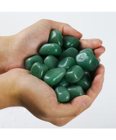 Nvzi Brazilian Green Aventurine Tumbled Polished Crystals - 10 Packs | Healing Energy Quartz Bulk for Wicca, Reiki, Chakra Stones - Buy Online on GoSupps.com