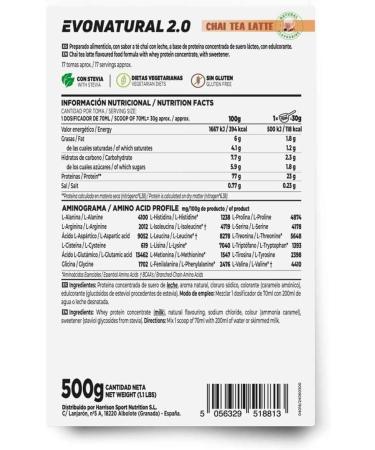  HSN HSN Evonatural Stevia Sweet Whey | Neutral 500g | Whey Concentrate No Sweeteners or Added Sugars | Jigger Not Included | Suitable for Vegetarian and Gluten Free Diet - Buy Online on GoSupps.com