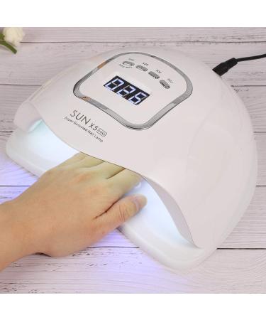 150W Nail Dryer Lamp - UV/LED Nail Art Curing Light with Timer (EU Plug) for Gel Polish Manicure Tool - Buy Online on GoSupps.com