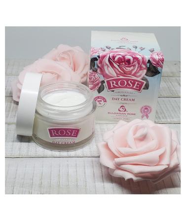 Bulgarian Rose Day Face Cream with Natural Rose Oil - Moisturize and Rejuvenate Your Skin - Buy Online on GoSupps.com