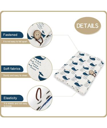 Buy Hioqfr Diaper Bag Organizer - Compact Baby Diaper Pocket for On-the-Go | Wet Wave Whales Design - Buy Online on GoSupps.com