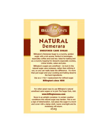 Billington's Natural Demerara Unrefined Cane Sugar - 100 Count (Pack of 10) - Buy Online on GoSupps.com