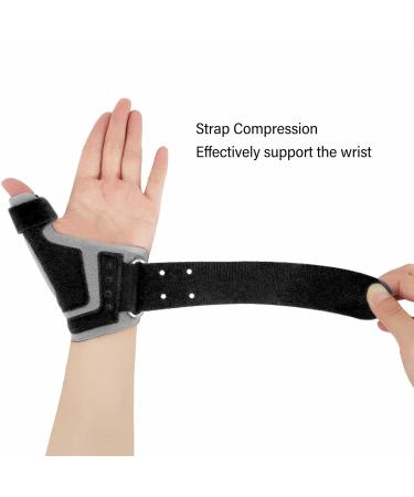 Buy Finger Support Brace - Breathable Sponge Thumb & Wrist Stabilizer Splint for Sports | High Elasticity & Comfort (Black - Buy Online on GoSupps.com