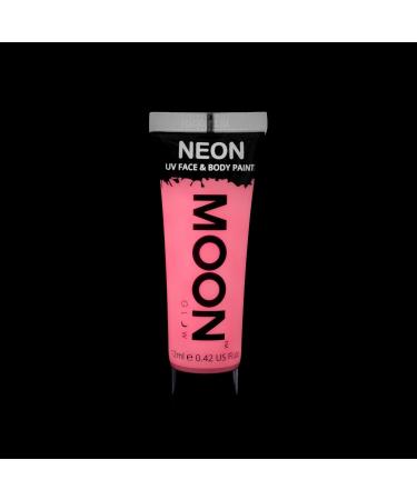 Moon Glow Neon UV Face & Body Paint - 12ml Pastel Coral - Buy Online on GoSupps.com