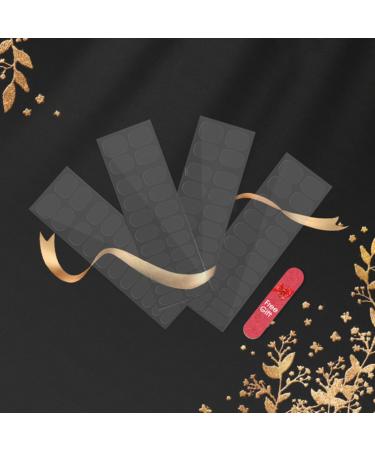 HAPINARY 10 Sheets Nail Stickers Gel Nail Strips Manicure Kit Nail Art Stickers Nail Art Sticker Gel Semi Cured Gel Nail Wraps Transparent Nail Tape Gels French Manicure Stickers Clear Nail - Buy Online on GoSupps.com