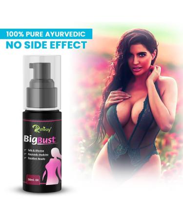 Riffway Big Bust Breast Spray Oil 50ml - Natural Breast Enlargement and Figure Enhancement - Buy Online on GoSupps.com