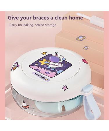 Premium Cleaning Brush Holder with Mirror for Dentures Mouth Guards & Braces - Chase Mouth Guard Extractor - Buy Online on GoSupps.com