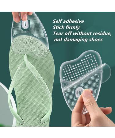 Gel Metatarsal Pads for Flip-Flops | Anti-Slip Forefoot Cushions for Men & Women - 2 Pairs - Buy Online on GoSupps.com