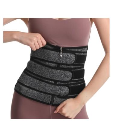 HKDYWTNB Back Brace Lumbar Support Corset Tummy Control Cincher Belt Body Shaper Waist Trainer Workout Sweat Band Waist Belt X-Large G