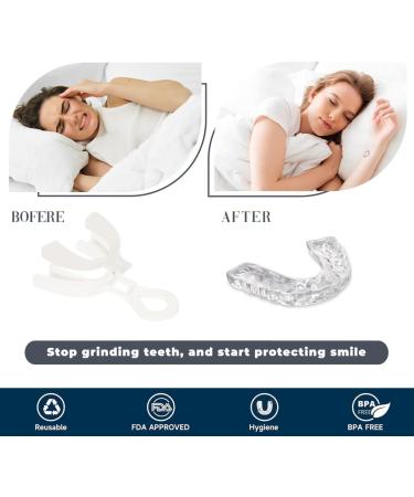 Advanced Night Guard for Teeth Grinding | Comfortable Mouth Guard for Adults & Teens | Standard Size with Fitting Tray - Perfect Solution for Clenching - Buy Online on GoSupps.com