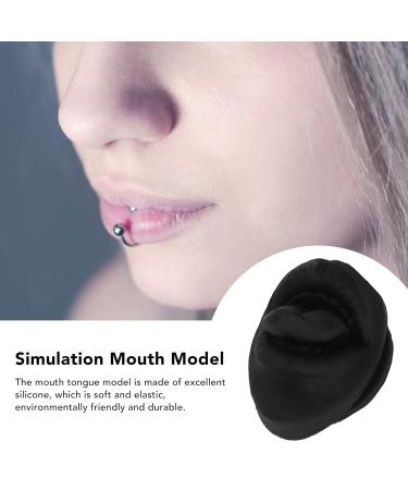 Buy Tongue Puncture Exercise Tool - Highly Elastic Silicone Tongue Model | Medical Simulation Tool (Black) - International Shipping - Buy Online on GoSupps.com