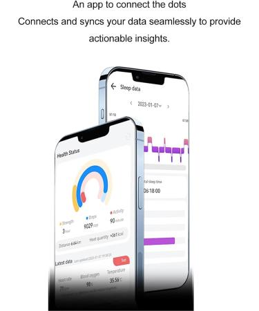 Smart Charging Ring Light Aluminum Alloy and Ceramic Body Temperature Detection Health Smart Ring for Blood Oxygen Monitoring (21#) 17# - Buy Online on GoSupps.com