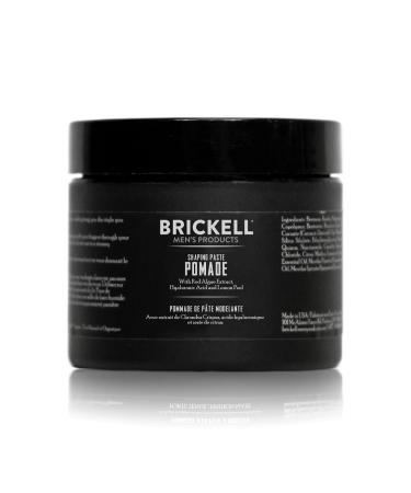 Brickell Men's Products Shaping Paste Pomade For Men  All Natural  Texturizing Wax Pomade  2 Ounce  Scented - Buy Online on GoSupps.com