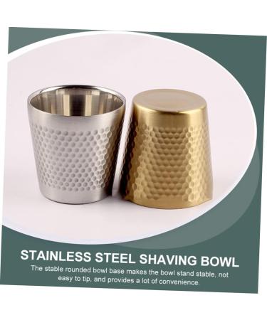 FRCOLOR Stainless Steel Shaving Mug - 1STK Short Shold Shier 304 Foam Container for Shaving Soap 7.1x7cm Delivered Internationally - Buy Online on GoSupps.com
