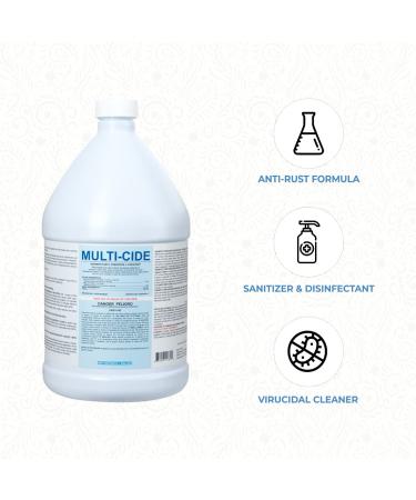 ForPro Professional Multi-Cide Hospital Grade Sanitizer & Disinfectant - 1 Gallon Refill (128 oz) | Bactericidal Fungicidal & Virucidal Cleaner - International Shipping Available - Buy Online on GoSupps.com