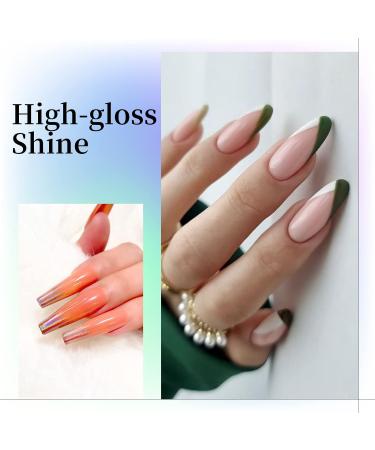 Kredioo Base Coat and Top Coat Gel Nail Polish 2 Pcs 15ML No Wipe Gel Top Coat Glossy Shine Finish for Soak Off UV Gel Polish Gel Base Coat for Builder Gel Natural Nails DIY Nail Art At Home Base Top Coat - Buy Online on GoSupps.com