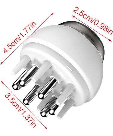 Portable Scalp Massager Comb for Hair Care & Anti Hair Loss - Easy to Use & Carry Hair Growth Tool - Buy Online on GoSupps.com