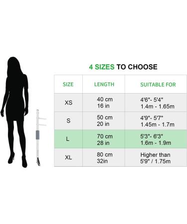 Long Handled Toenail Clippers Wide Jaw Opening Free Bending for Thick Nails for The Seniors Overweight Disabled with Arthritis Easy Reach Pedicure Auxiliary Tools (L-Length 28.3 inch) - Buy Online on GoSupps.com