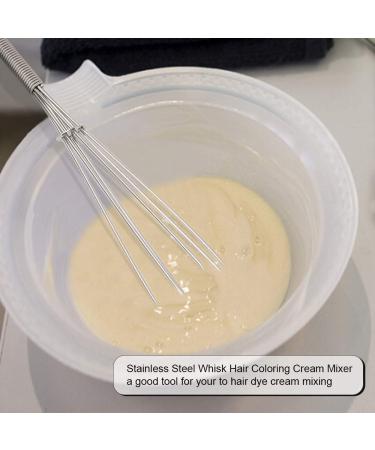 Zroven Stainless Steel Whisk Stirrer - Professional Hair Color Mixer for Salon & Barber Use - Buy Online on GoSupps.com