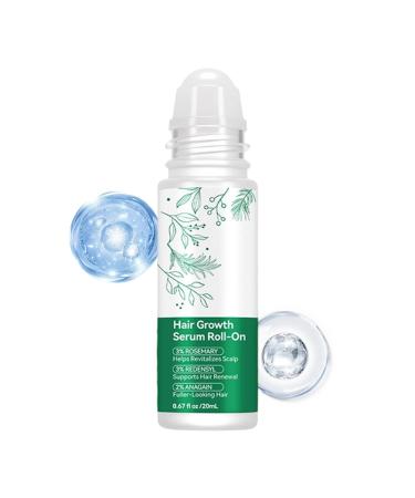 Ihdjasg Hair Oil - Roll-On - 20 ml - Natural Scalp Care Drops - Fortifying Oil - For hair loss and dryness - For volume and shine - Strengthens