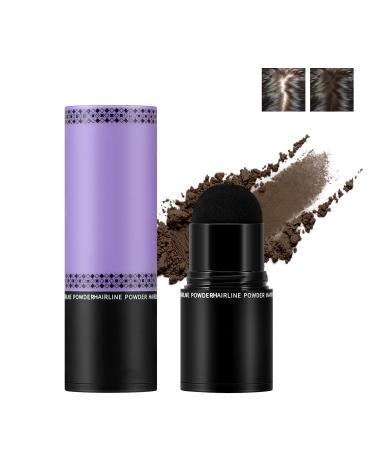 Boobeen Root Touch Up Hair Powder Stick Root Cover Up for Gray Hair Coverage Hairline Shadow Powder for Thinning Hair for Women 02#