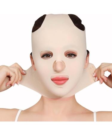 Face Slimming Bandage Breathable V Line Lift up Belt Shaping Double Chin Reducer for Face Slimming - Buy Online on GoSupps.com