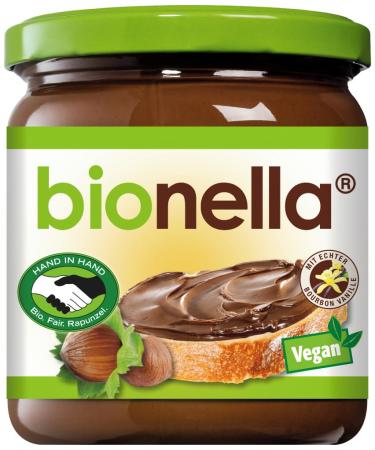 Rapunzel Bionella Vegan Cream with Nut and Nougat HIH (6 x 400g)