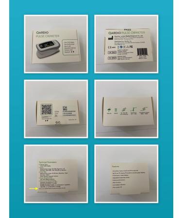 Qardio Bluetooth Pulse Oximeter - Smart SpO2 Blood Oxygen Sensor | Track Results with Free iOS & Android App - International Shipping Available - Buy Online on GoSupps.com