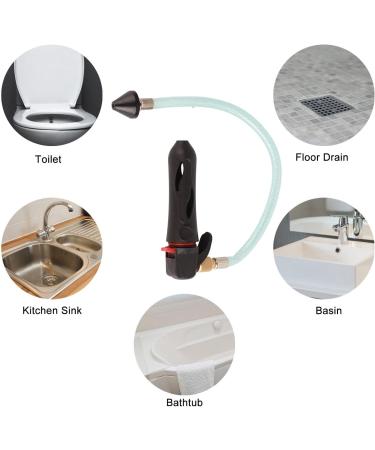 Compact Portable Threaded Drain Gun Environmentally Friendly CO2 Cartridge Drain Gun With Flexible Hose for Safe Ingredients - Buy Online on GoSupps.com