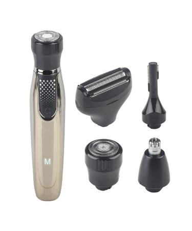 Nose Hair Trimmer for Women 4-in-1 Eyebrow Razor Ear and Nose Hair Trimmer for Men Eyebrow Epilator Trimmer Hair Removal for Women Nosehair and Eyebrow Hair Trimmer Black and Silvery