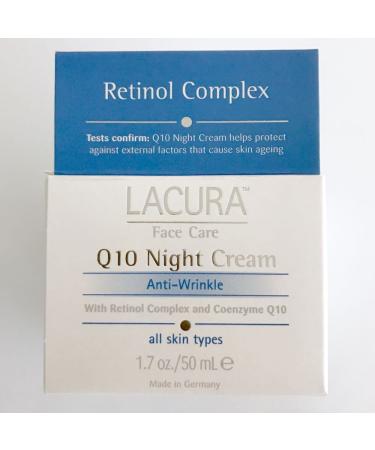 Lacura Q10 Anti-Wrinkle Day & Night Face Cream Set - Bioflavonoid & Retinol Complex, Dermatologist Tested European Skincare - 1.7oz Each - Buy Online on GoSupps.com