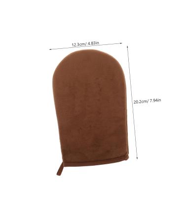 minkissy Self Tanning Mittens Tanning Mitt Back Lotion Applicator Glove Soft Flocked 1 Count (Pack of 1) Brown - Buy Online on GoSupps.com
