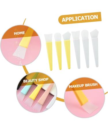 Angoily 2 Sets Mask Brush Cosmetic Beauty Tool Skincare Mask Foundation Brush Makeup Spoon Mud Mask Diy Makeup Facial Brush Facial Mud Brush Nursing Pp Sector Silicone Brush Miss - Buy Online on GoSupps.com