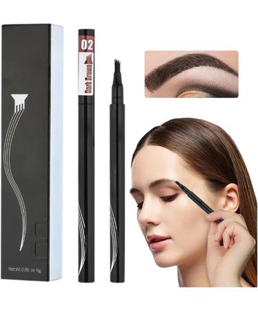 2 Eyebrow Pencils 3D Waterproof Microblading Eyebrow Pencil 4 Magic Eyebrow Pencils Long-Lasting Professional Fine Enhancement Stencil Eyebrow Pencil(Color:Brown) 1 count (Pack of 1) Brown - Buy Online on GoSupps.com