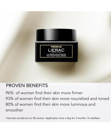 Lierac Premium Voluptuous Cream - Age-Defying Hydrating Face Moisturizer with Niacinamide & Hyaluronic Acid | Nourish Firm & Smooth Skin | 50ml - International Shipping Available - Buy Online on GoSupps.com