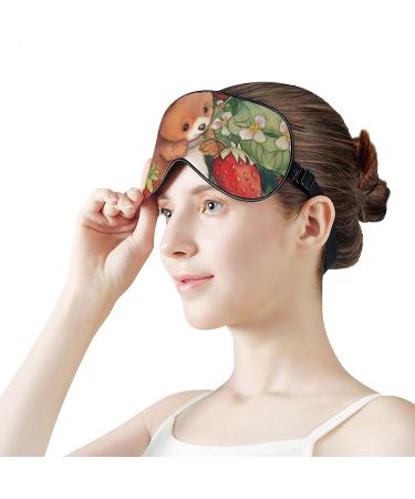 Sleep Eye Masks Mouse Sleep Eye Mask & Blindfold with Elastic Strap/Headband for Women Men Sleep Travel Nap - Buy Online on GoSupps.com