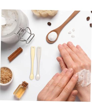 FRCOLOR 18 Pcs Electroplating Cream Spoon Set - Metal Eye Cream Applicator & Facial Mask Spatula - Zinc Alloy Makeup Tools for Skincare - Buy Online on GoSupps.com