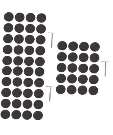 Healvian 3 Sets Nail Polishing Sheets Nail Disc Bit Nails Accessories Electric File for Nails Replacement Sanding Pad Pedicure Supplies Dead Skin Polishing Slices Sanding Discs Lava Stone