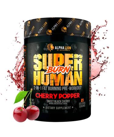 ALPHA LION Superhuman Burn 2-in-1 Metabolism Booster Pre Workout  Weight Loss Supplement  Appetite Suppressant  Fat Loss Support  Energy & Focus Powder (21 Servings  Sweet Black Cherry Flavor) Cherry Popper - Buy Online on GoSupps.com