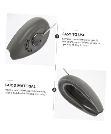 Baked Oil Silicone Hair Dye Cap 2pcs with Ear Protectors - Black 20X14.2CM - Buy Online on GoSupps.com