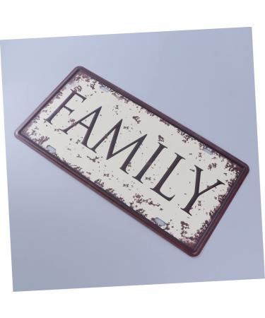 Alipis Home Decor Vintage Decor Vintage Sign Wall Decor License Plate Decorations European and American - Buy Online on GoSupps.com