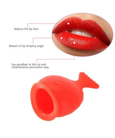 Fish Shaped Lip Plumper Enhancer | Achieve Thicker Pouty Lips with Hand Operated Suction Pump International Shipping Available - Buy Online on GoSupps.com