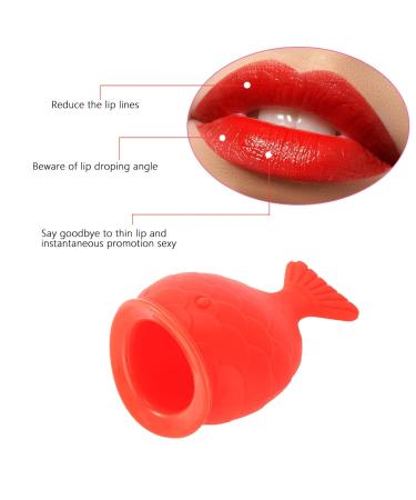 Buy Lip Booster Suction Cup - Portable Fish Shape Lip Plumper for Fuller Lips | International Shipping Available - Buy Online on GoSupps.com