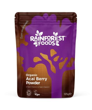 Rainforest Foods Organic Acai Berry Powder 125g 125 g (Pack of 1)