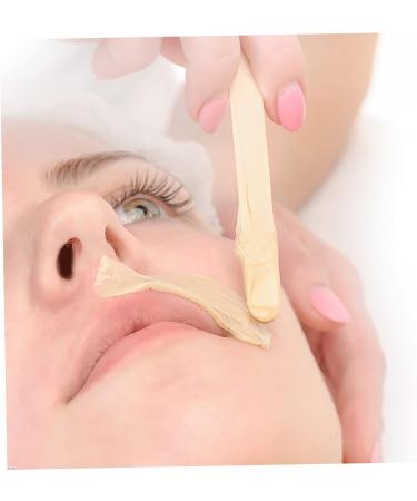 Baluue 400pi ces Kit de B tonnets de Cire Jetables avec Applicateur Bois pour pilation Visage et Corps Bandes D pilatoires Papiers - Buy Online on GoSupps.com
