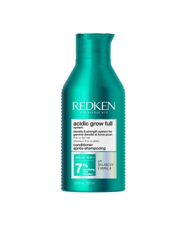 Redken Acidic Grow Full System Apr s-Shampooing Densifiant pH quilibr & Formule L g re Hydrate Fortifie & Donne du Volume Pour Cheveux Fins ou Plats 300 ml Apr s-shampoing