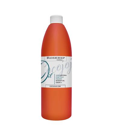 Rosehip Oil - 16 oz - 100% Pure Cold Pressed Natural Oil for Hair, Skin & Nails - Premium Grade A Oil - Packaging May Vary - Buy Online on GoSupps.com