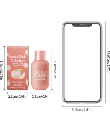 Small Peach Liquid Blush for Mature Skin - Long-Wearing & Smudge Proof Cream Blusher (03) - Buy Online on GoSupps.com