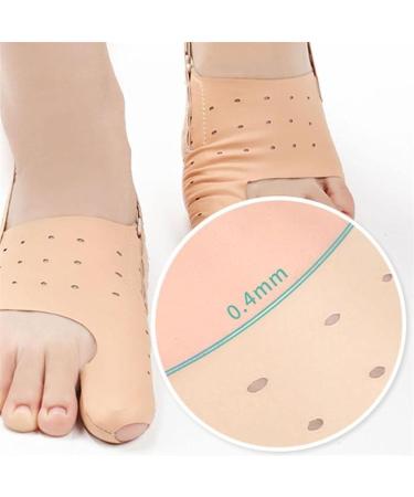 Wlype Toe Spreader - 2 Pieces Hallux Valgus Support for Foot Pain Relief & Pedicure Orthosis (Khaki M) - Adjustable Correction Aid for Day & Night Use - Buy Online on GoSupps.com
