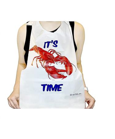 Disposable Plastic Crab Bibs to Protect Clothes Crab Bibs for Seafood Restaurants, Crawfish Parties and Special Events 25l